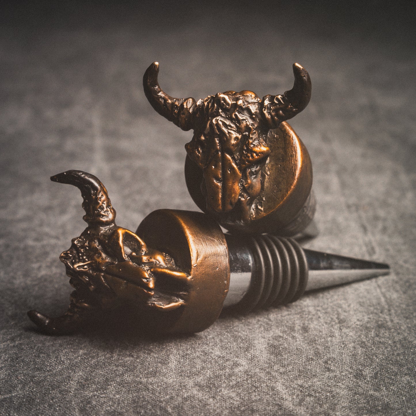 Bison Skull Bottle-Stop