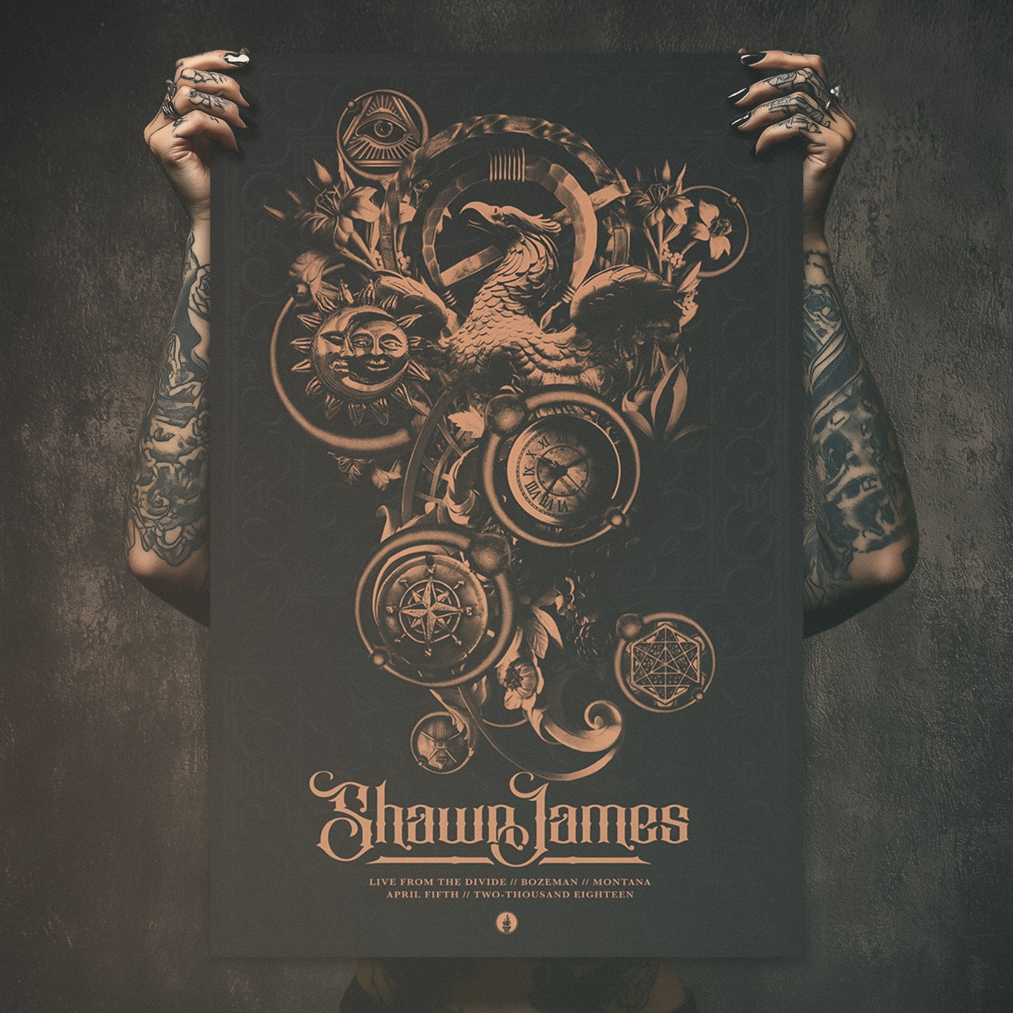 Shawn James at Live From the Divide Poster